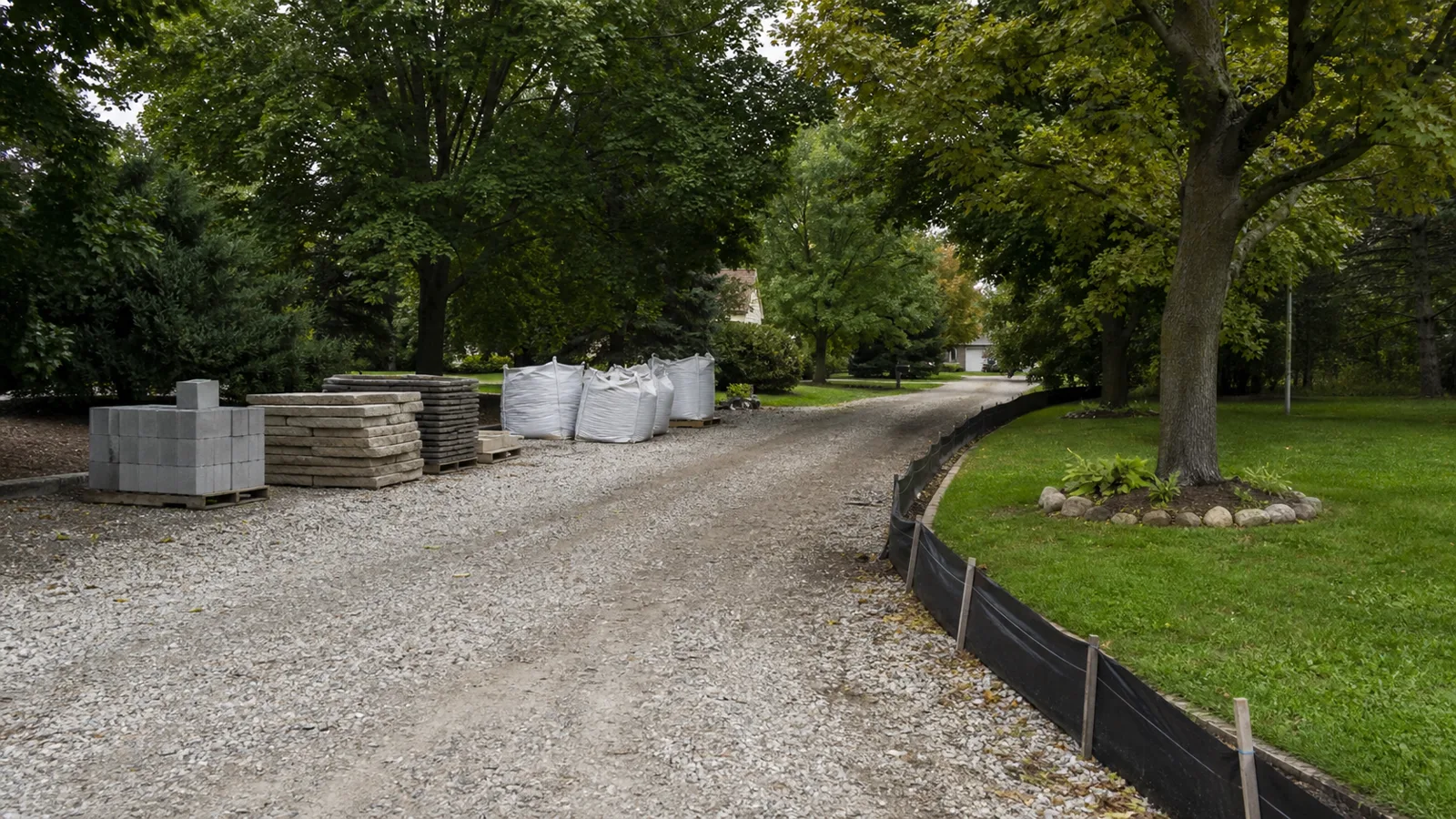 Van Buren Township demolition site access and material staging